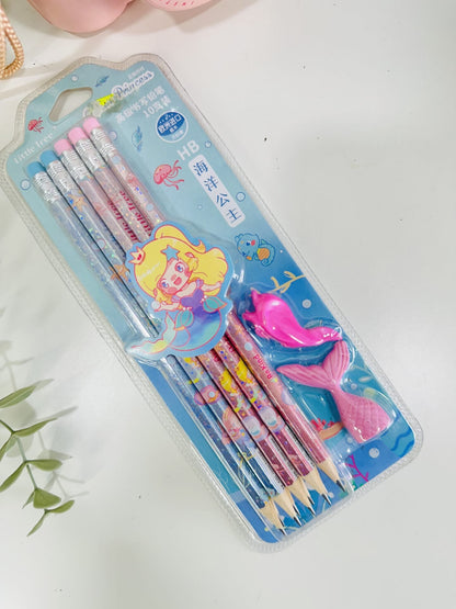 Little Tree Pencil Set With Eraser