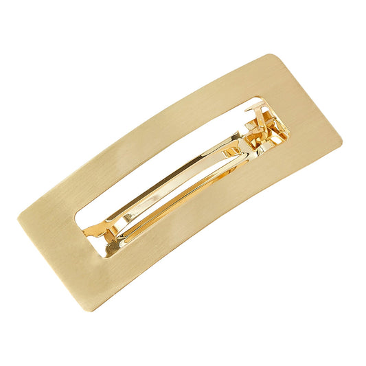 Rectangle metal hair clip
