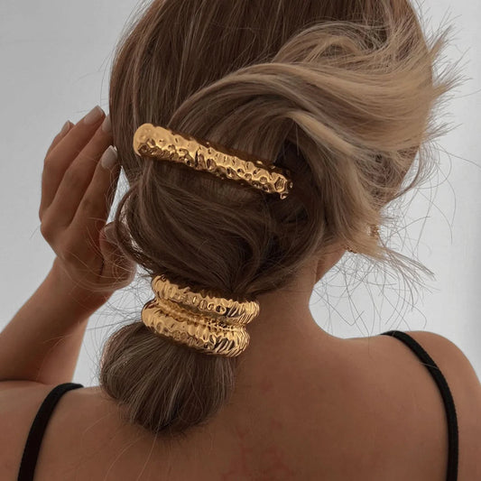 Bar metal hair clip