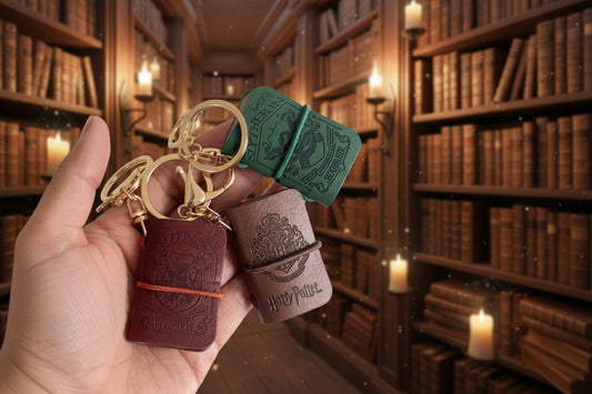 Harry potter mini Book keychain