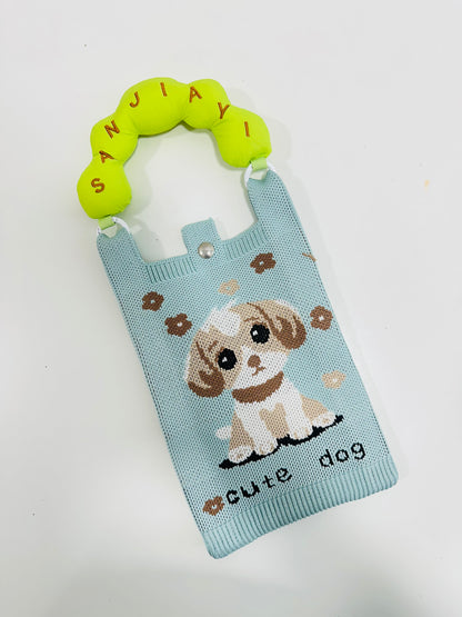 Korean sling bags with puffy handel