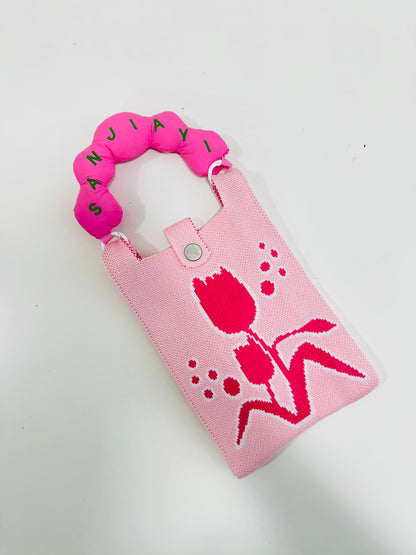 Korean sling bags with puffy handel