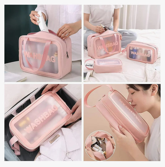Travel Wash Bag - Set of 3