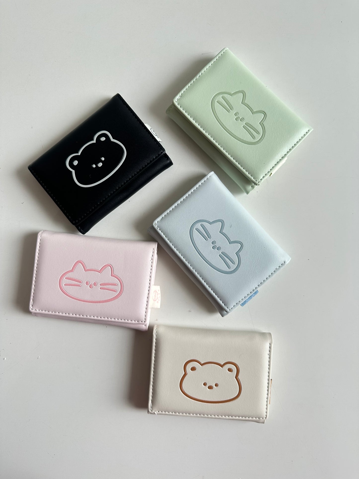 Korean Bear Cat  Mini Wallet