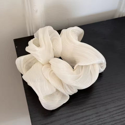 Satin wavy korean scrunchie