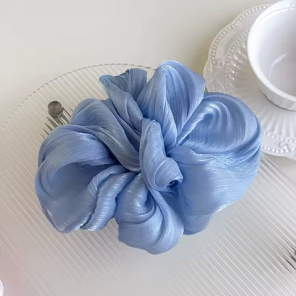 Satin wavy korean scrunchie