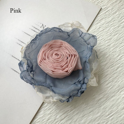 Korean lace flower hair pin