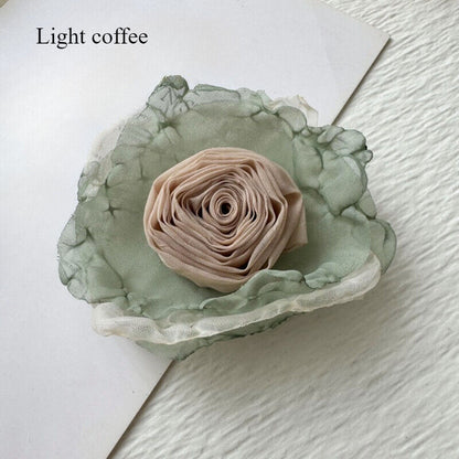 Korean lace flower hair pin