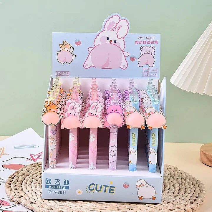 Kawaii Animal Squishy Butt Mechanical Pencil