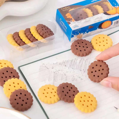 Kawaii Mini Cookie Erasers For Kids And Adult