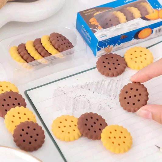 Kawaii Mini Cookie Erasers For Kids And Adult