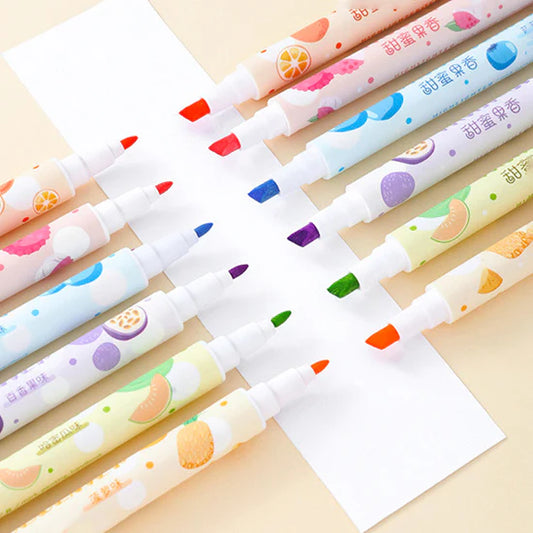 Fruit Scented Dual-Tip Highlighter