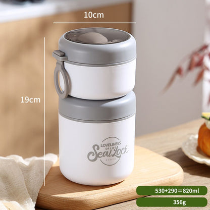 Double decker cutie 2 layer lunch box