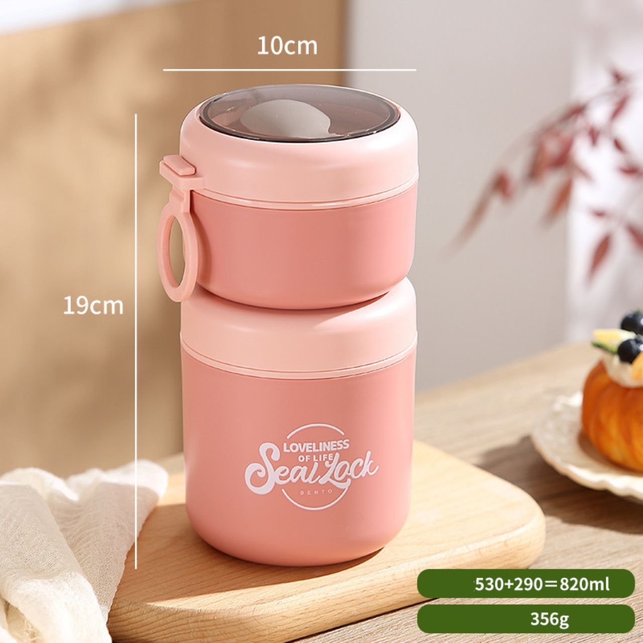 Double decker cutie 2 layer lunch box