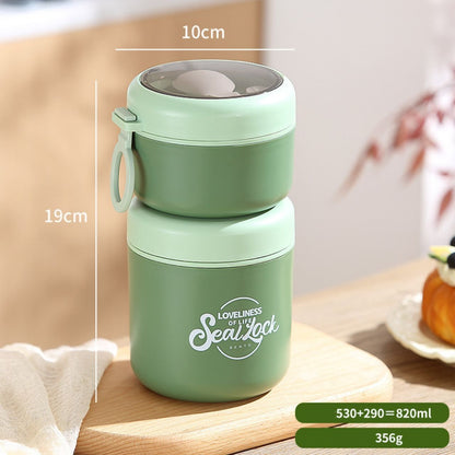 Double decker cutie 2 layer lunch box