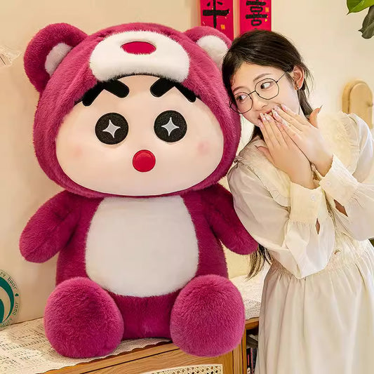 Shinshan panda bear hoodie soft toy