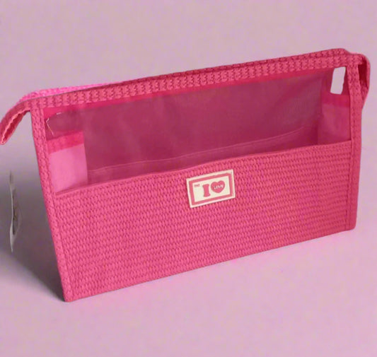 i love mesh pouch organiser - rectangle long