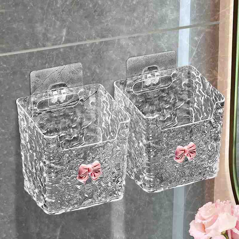 Cute Bow Wall Mounted Storage Box