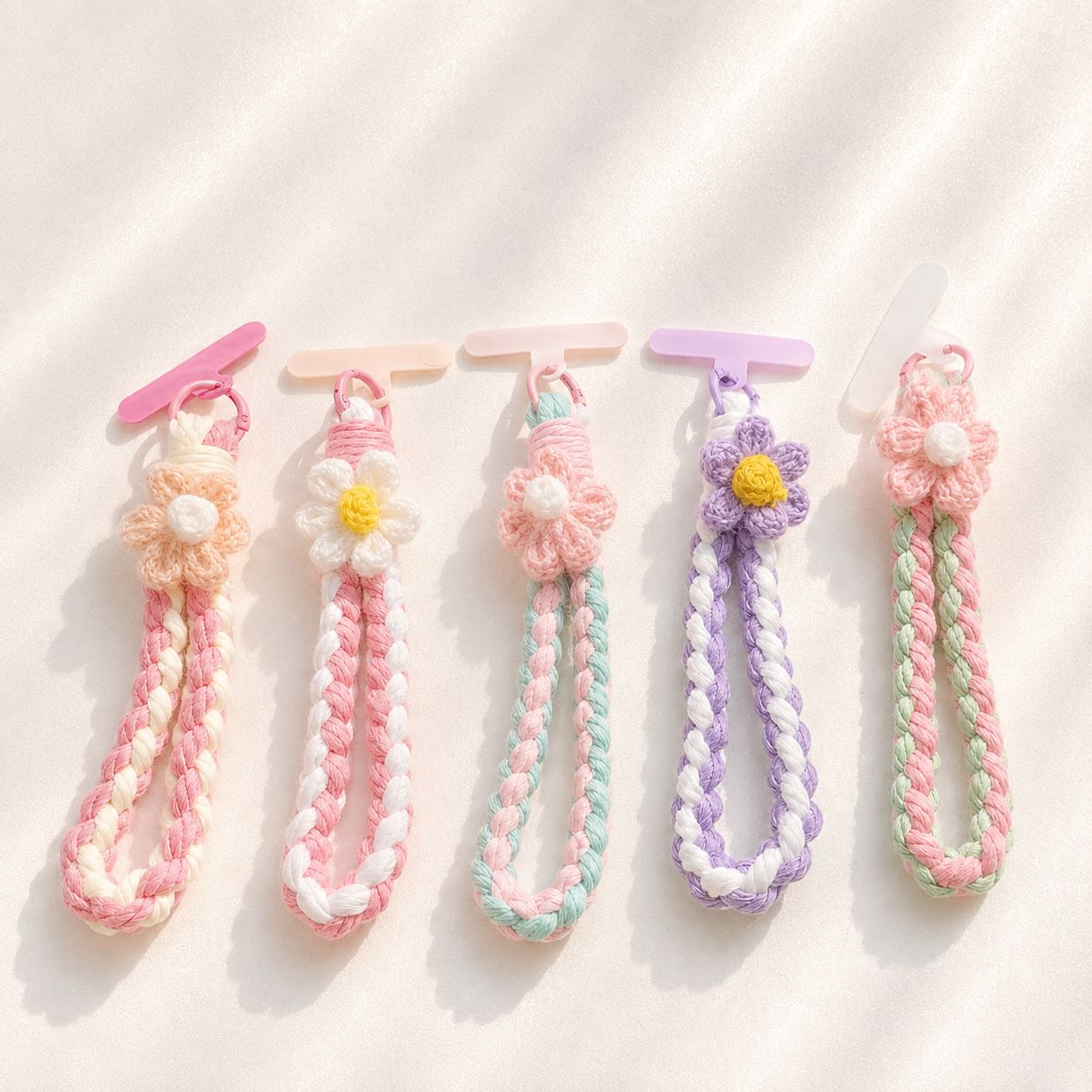 Cute Flower Phone Bag Charm