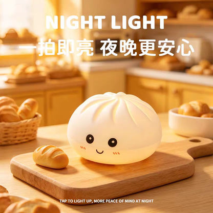 Cute Dumpling Silicon Touch Lamp