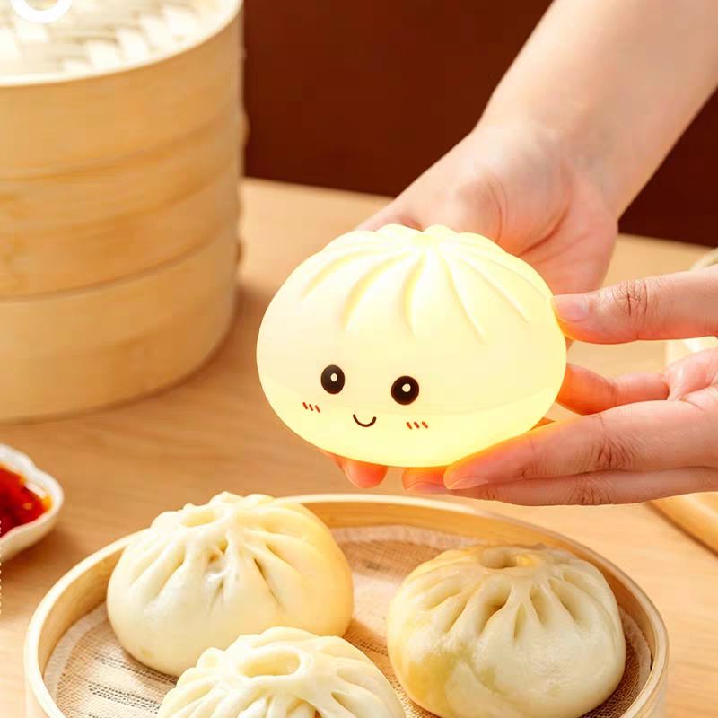 Cute Dumpling Silicon Touch Lamp