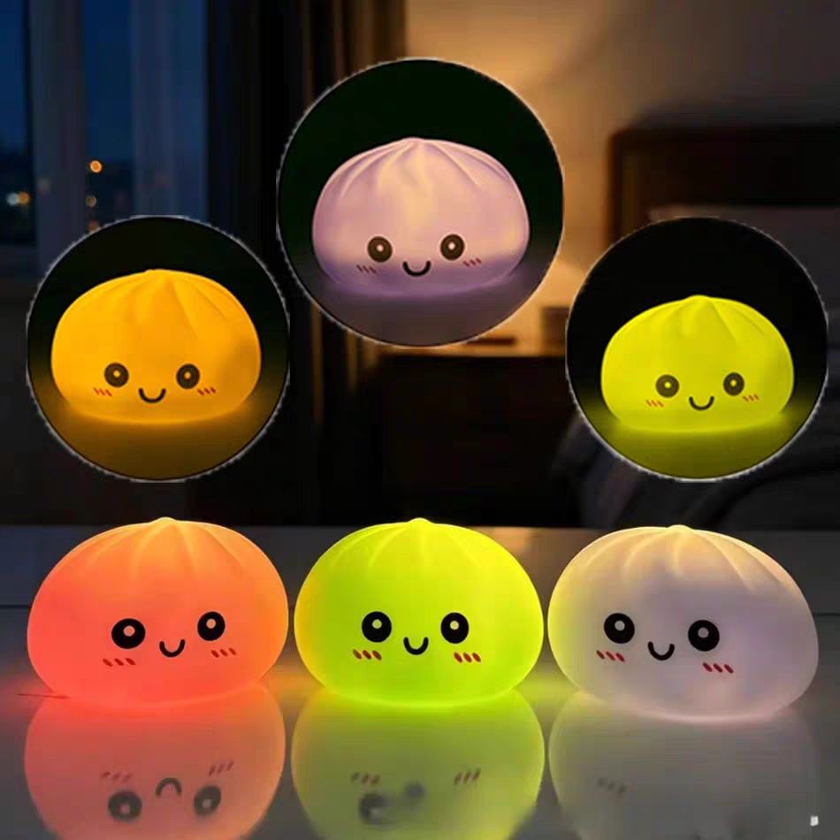 Cute Dumpling Silicon Touch Lamp