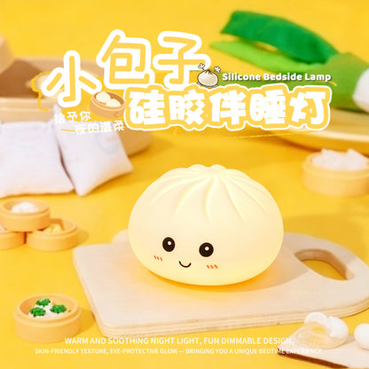 Cute Dumpling Silicon Touch Lamp
