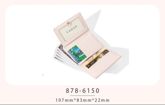 Pastel Bow Tri Fold Mini Wallet & Card Holder