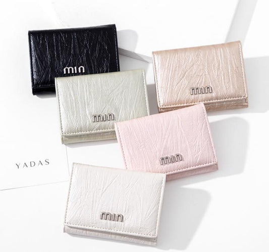 Min Min Tri Fold Shimmer Wallet & Card Holder