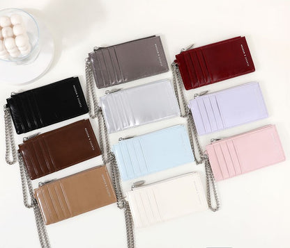 Korean chain viral sleek wallet and card holder