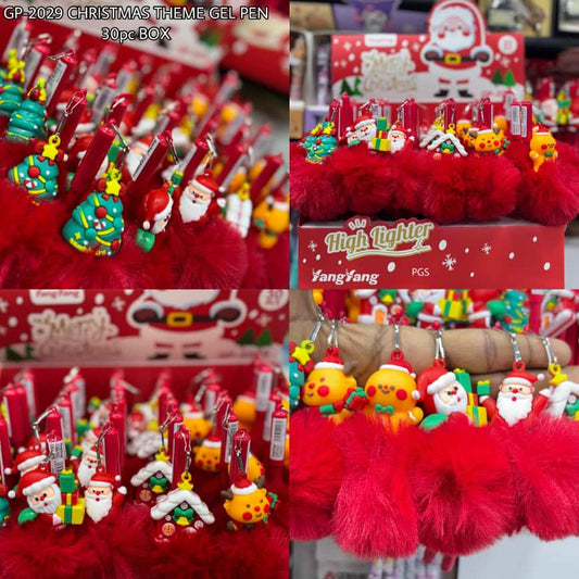 Christmas Pom Pom Pen