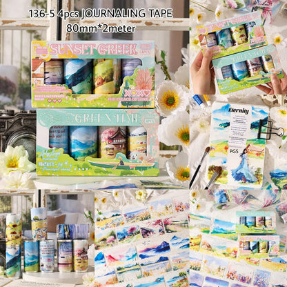Green Valley Sticker Tape Set (4 Pcs)