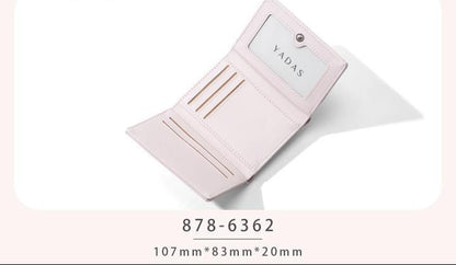 Cute 2 Bow Tri Fold Wallet