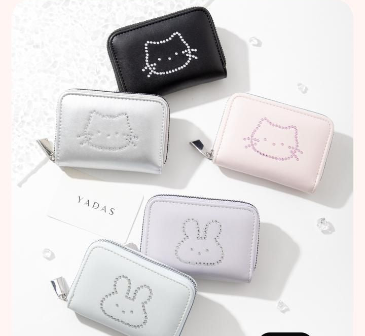 Kawaii Cat and Bunny Money / Card Holder