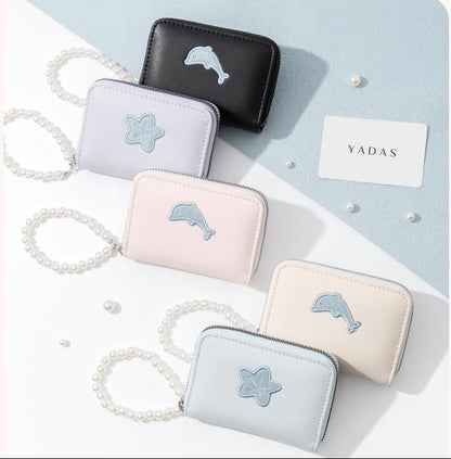 Pearl Dolphin and Star Money / Card Holder