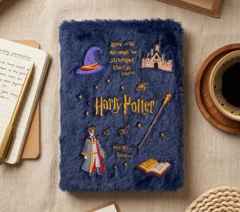Harry Potter Fur Soft Diary