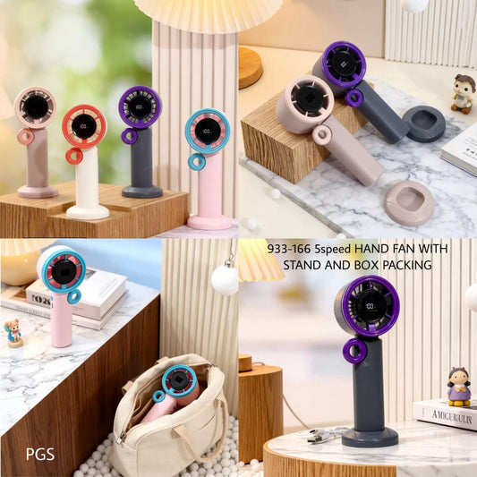 Mini Hand Fan with 5 Speed