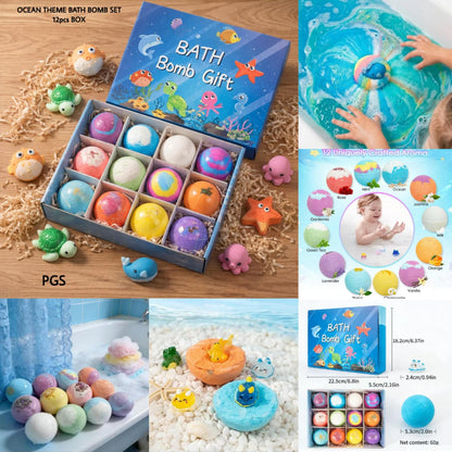 Bath Bomb with surprise toy inside