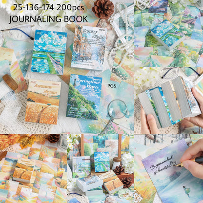 Seasons Journaling Paper Book - 200 Pcs