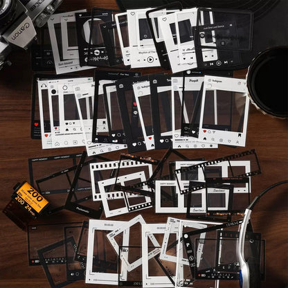 Vintage Frame Archive Sticker Cut Out