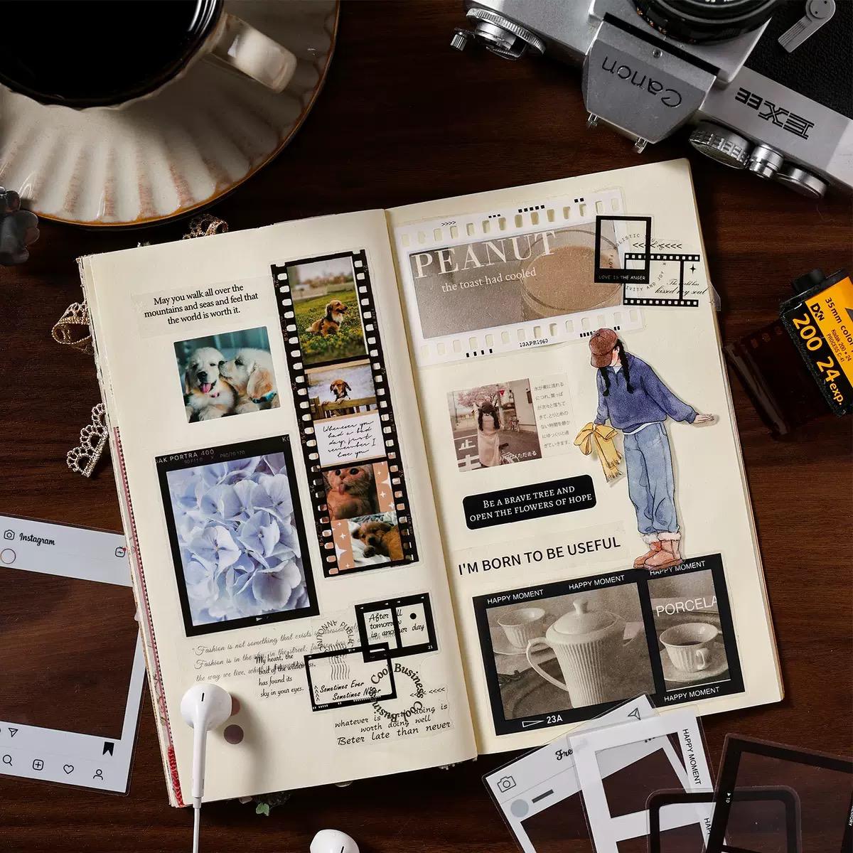 Vintage Frame Archive Sticker Cut Out