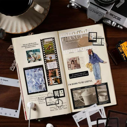 Vintage Frame Archive Sticker Cut Out