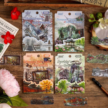 Water Color Season Journaling Sticker - 20 Pcs