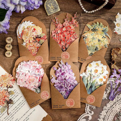 Flower Bouquet Journaling Sticker Cut Out