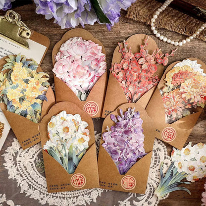 Flower Bouquet Journaling Sticker Cut Out