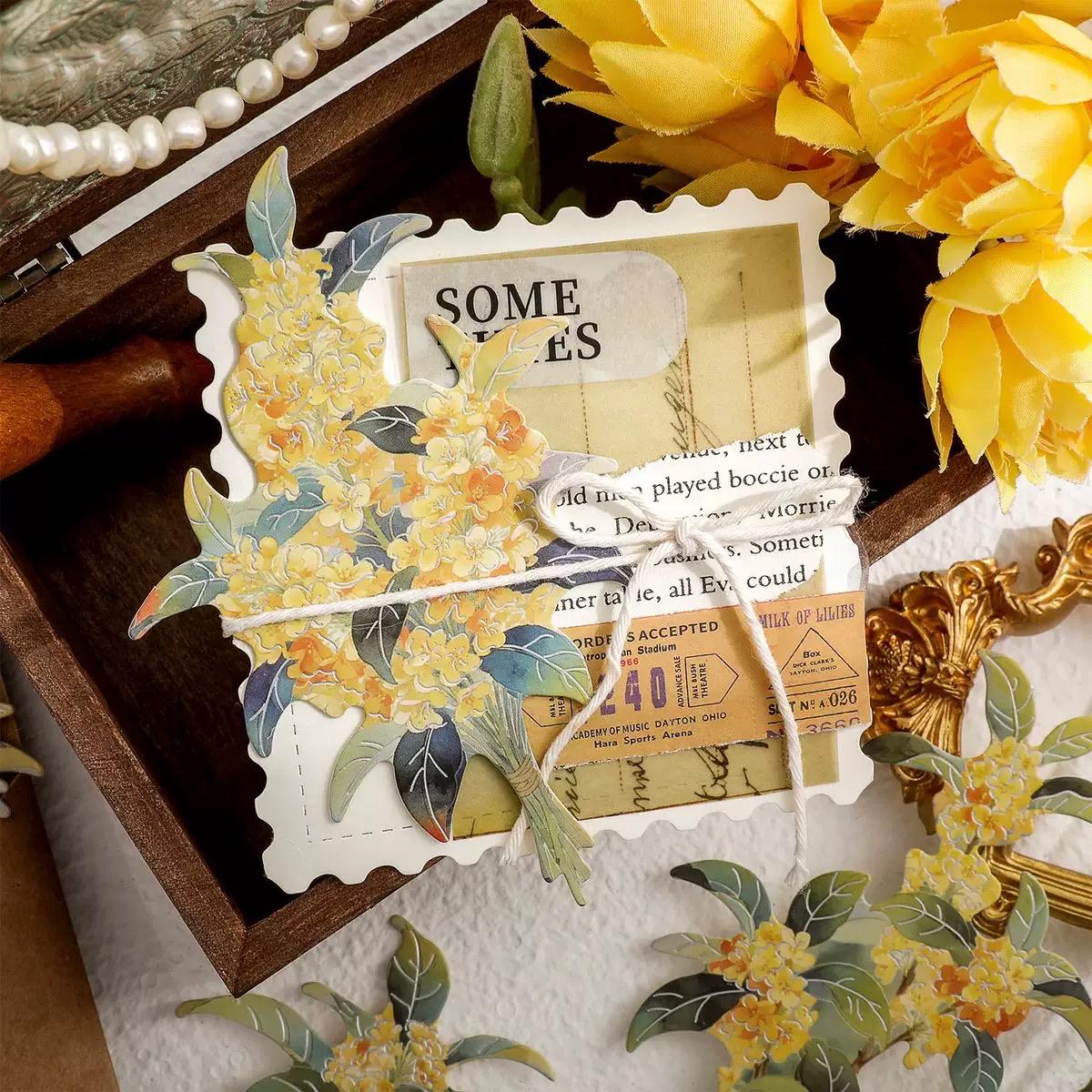 Flower Bouquet Journaling Sticker Cut Out