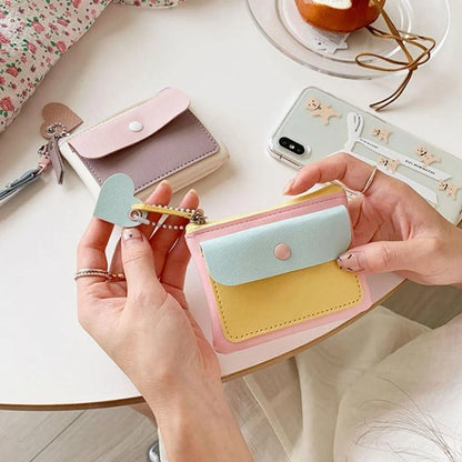 Korean Sleek Wallet With Strap