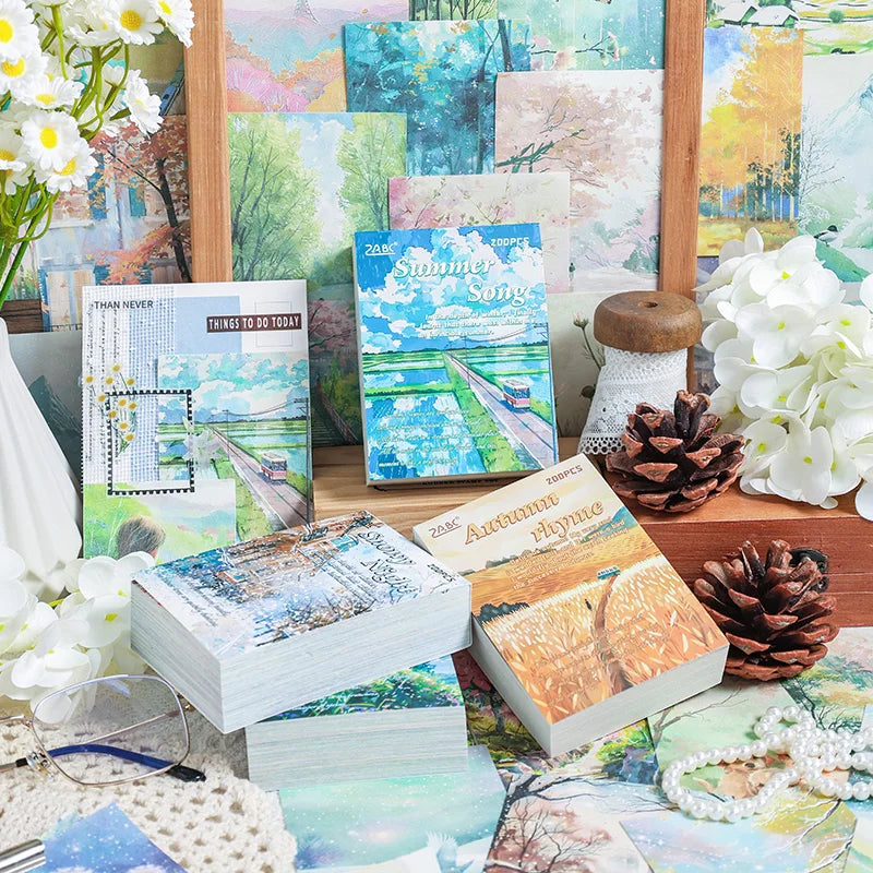 Seasons Journaling Paper Book - 200 Pcs