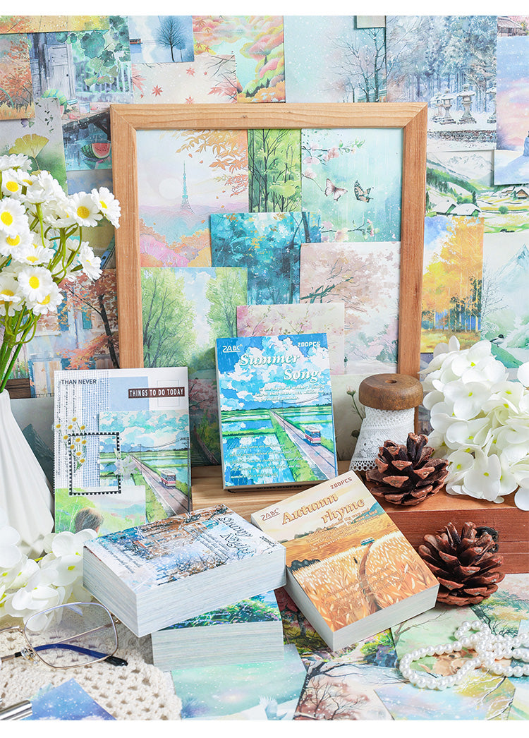 Seasons Journaling Paper Book - 200 Pcs