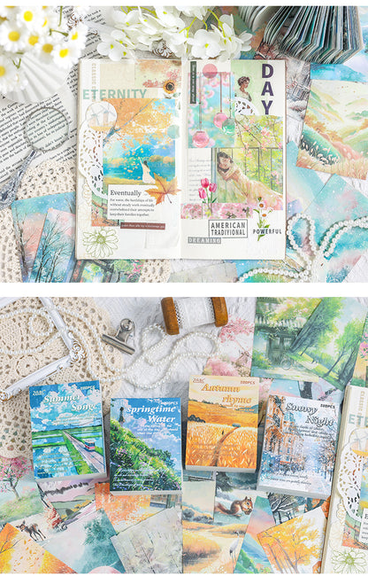 Seasons Journaling Paper Book - 200 Pcs